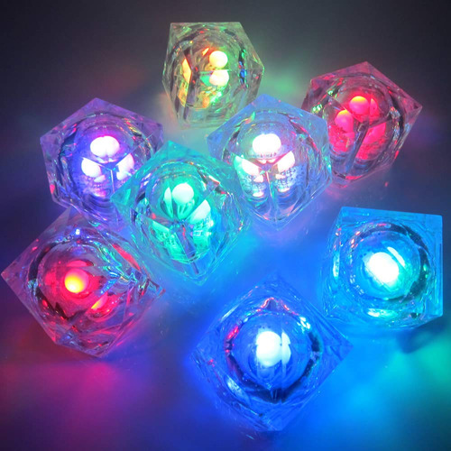 Light Up Cubito Hielo (conjunto 8) Calidad Premium Glowing 8