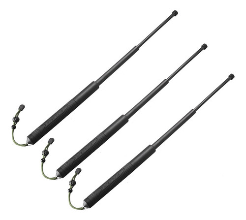 Pack X3 Bastón Retráctil Defensa Personal Baston Retractil