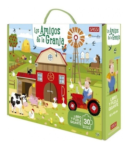 Los Amigos De La Granja - Manolito - Libro + Puzzle