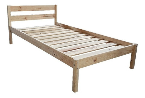 Cama Individual De Madera