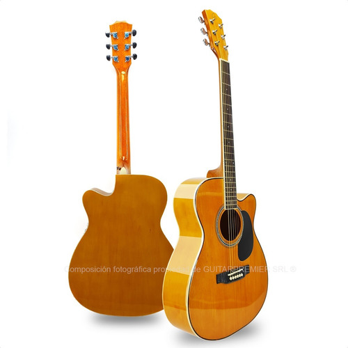 Guitarra Electroacustica C/ Corte Premium Funda Pua Garantia