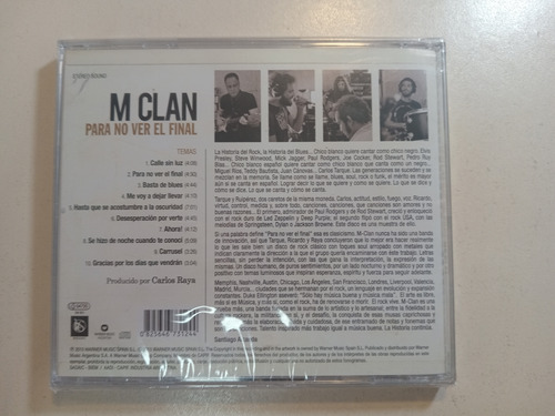 M Clan / Para No Ver El Final / Ind Arg A002 Estándar