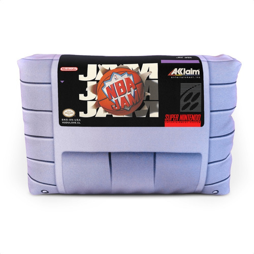 Cojín Snes Nba Jam 30x20cm Vudú Love