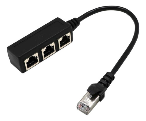 Rj45 1 A 3 Cable De Adaptador Del Extensor Del Divisor Del
