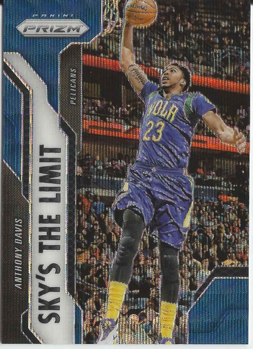 2016-17 Panini Prizm Sky's The Limit Anthony Davis Blue /99