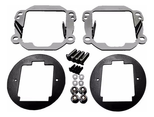 Kit Soportes Faros Dually  Defensa  Jeep Wrangler Jk 07-18 