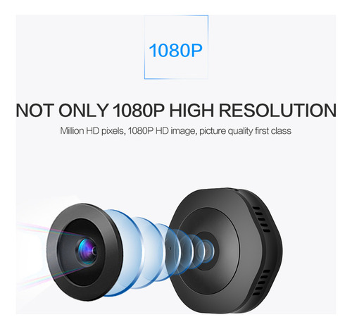 Para Cámara Oculta Inalámbrica H6 Wifi 1080p Hd Con Batería