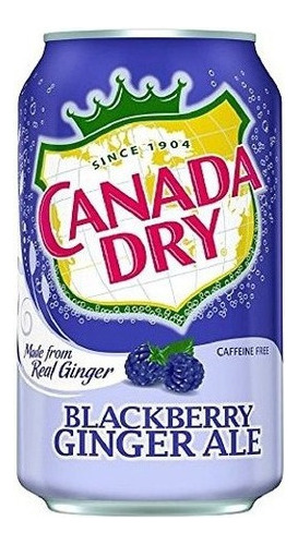 Canada Dry Ginger Ale Blackberry Soda, 