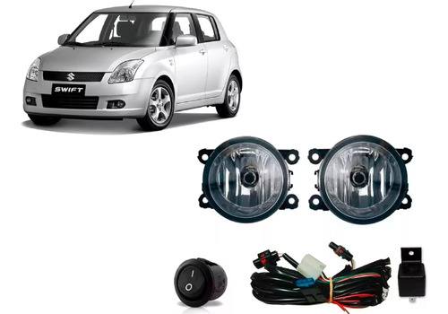 Kit Faros Auxiliares Suzuki Swift 2007 2008 2009 2010 2011