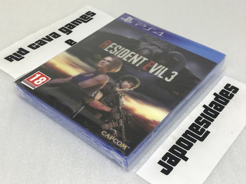Resident Evil 3 Remake Lenticular 3d Cover Edition Ps4