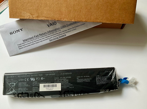 Batería Sony Vaio Original Vgp-bps9/b Sin Abrir Negro