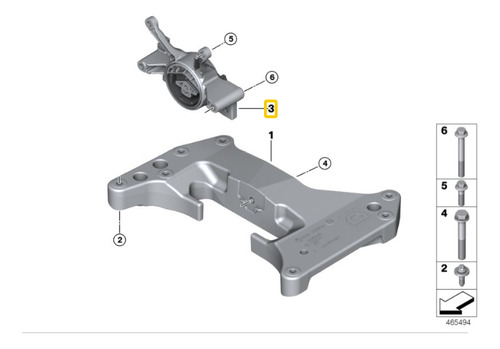 Soporte Transmision Automatica Bmw G11 740i 2026 Al 2023 &