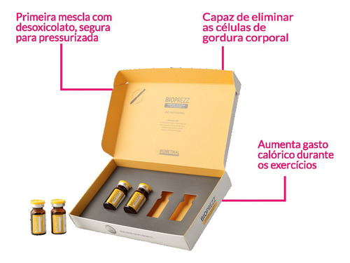 Gordura Localizada Biomedial - Com Desoxicolato - 4x10ml
