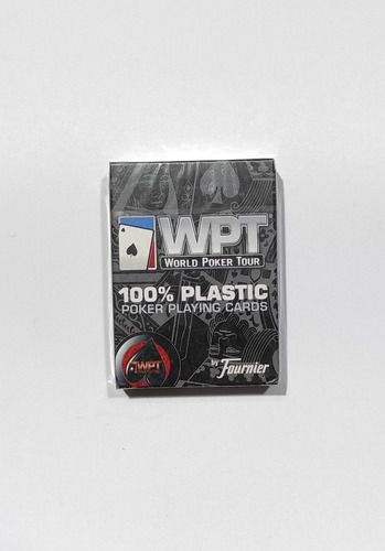 Wpt 100% Plastic Poker Playing Cards. Fournier Made In Spain