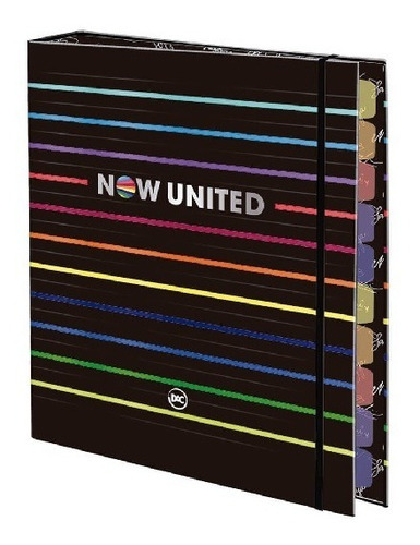 Caderno Argolado Colegial - Dac - Now United Listras