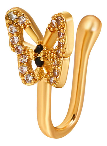 Anillo De Nariz Falsa Joyas Para El Cuerpo Estilo Indio