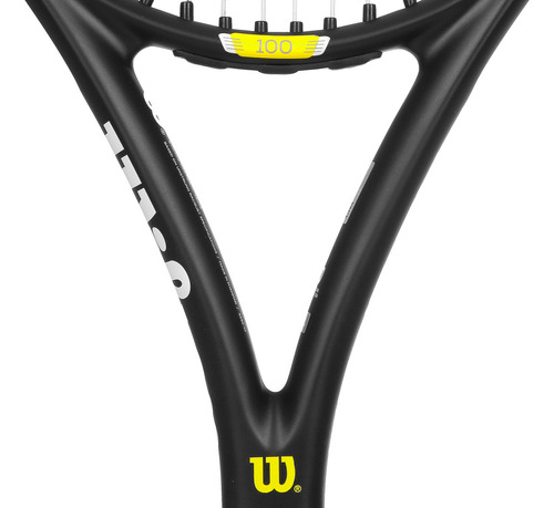 Raqueta De Tenis Wilson Pro Open 100 Grip 4 1/4 Encordada + Antivibrador Grafito De Alta Gama 299 Gramos Profesional