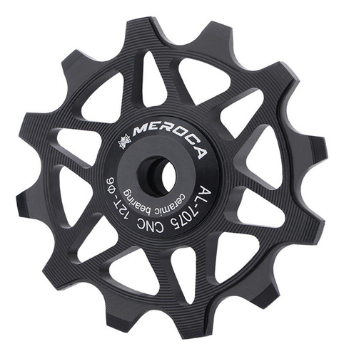 S Polea De Cambio Trasero Para Bicicleta De Negro 12t