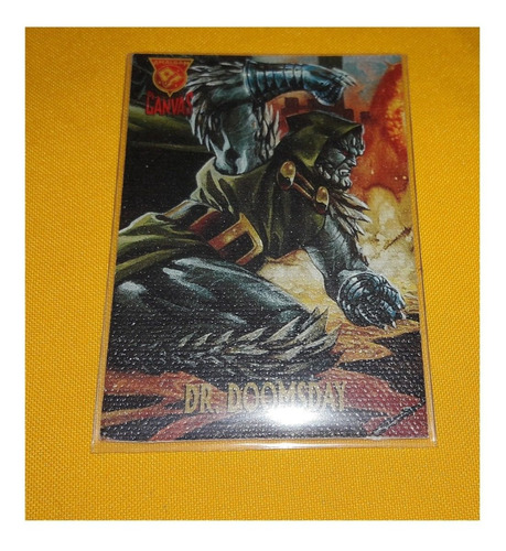 Dr. Doomsday Amalgam Dc Marvel Canvas Card #4  Fleer 1996