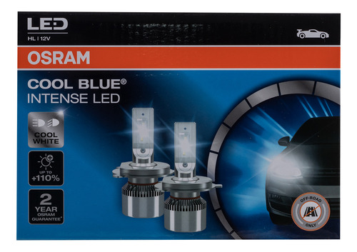 Foco Leds H4 Led Cool Blue Intense Osram 86712