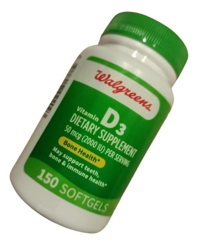 Walgreen Vitamina D3 Huesos - mL a $128000