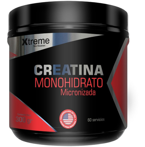 Imagen 1 de 6 de Creatina Xtreme  300gr Monohidratada Micronizada