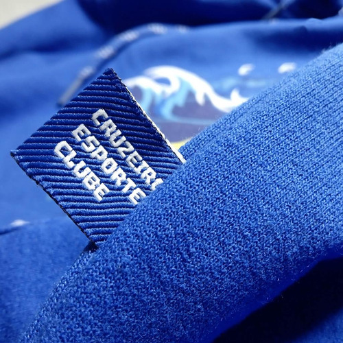 Blusa Moletom Canguru Azul Raposa Cruzeiro Oficial
