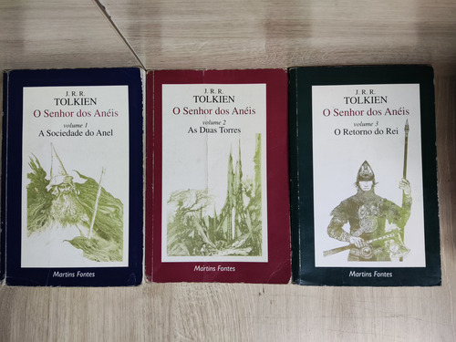 Trilogia O Senhor Dos Anéis Três Partes - Martins Fontes Edição Brasileira (Usado)
