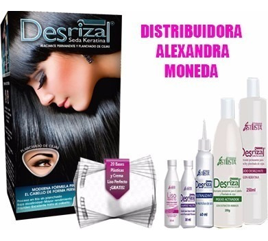 Promocion 4 Desrizal Alaciado Permanente Cabello Envio Grats