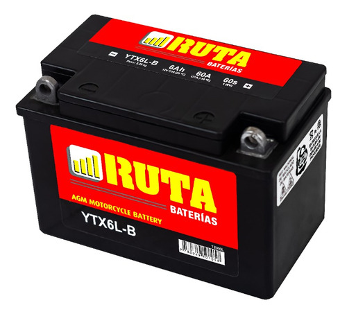Baterias Para Motos Agm-gel Ytx6l-bs Ruta