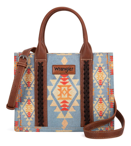 Wrangler Tote Bag Para Mujer Western Shoulder Purses Boho Az