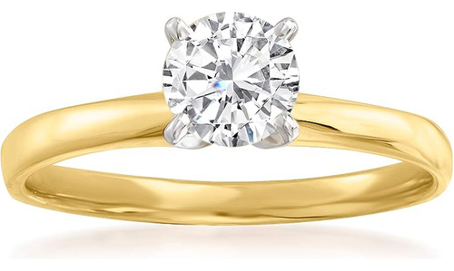 Ross Simons 75 Carat Diamond Solitaire In 14kt Yellow Gold