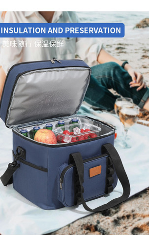 Bolso Cooler Térmico Multiusos 23l Triple Aislamiento
