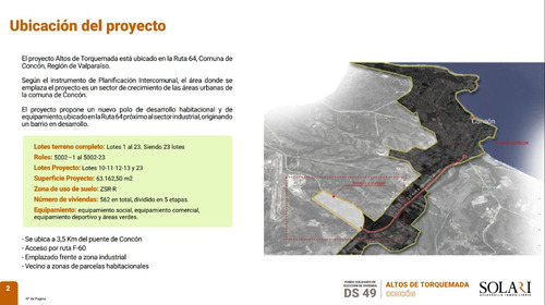 Venta Lote B, Parcela N° 2, Ruta 60, Comuna De Concón