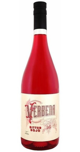 Verbena Bitter Rojo X750ml. By Lunfa - Aperitivo - Argentina