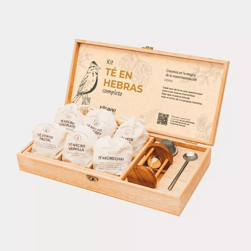 Estuche Dalmata Silvano Madera Infusion Botanica Te Hebras