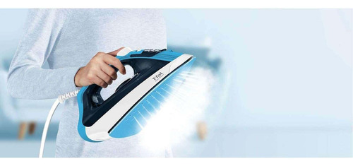 Plancha De Vapor T-fal Easy Y Quick Azul - P1940 Color Azul Azul