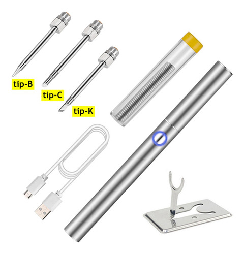 De Soldador, Temperatura Ajustable, Alambre De Soldadura