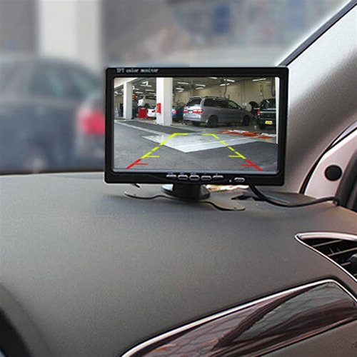 Hd 7 Pulgadas Coche Tft Lcd Espejo Monitor Pantalla De