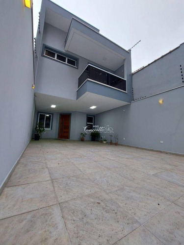 Imagem 2 de 30 de Sobrado Com 3 Dormitórios À Venda, 235 M² Por R$ 1.600.000,00 - Vila Assunção - Santo André/sp - So0105