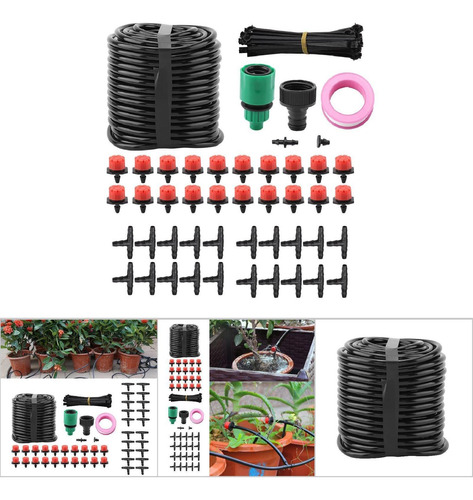 Kit De Riego De Agua, Sistema De Microgoteo De 20 M, Automát