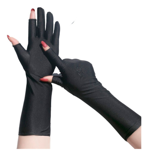 Guantes De Protección Solar De Longitud Media For Mujer