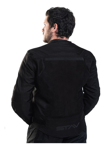 Imagen 4 de 7 de Campera Moto Stav Summer Protection Cordura