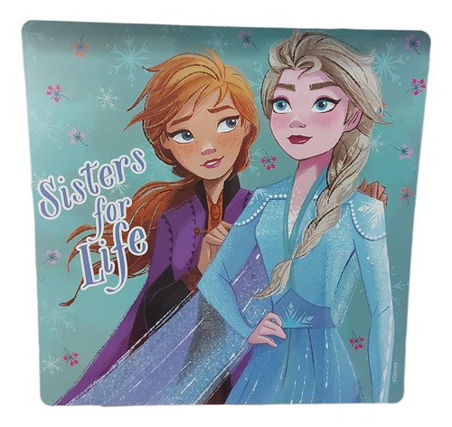 Individual Plastico 30x30 Cm Impermeable Infantil Frozen