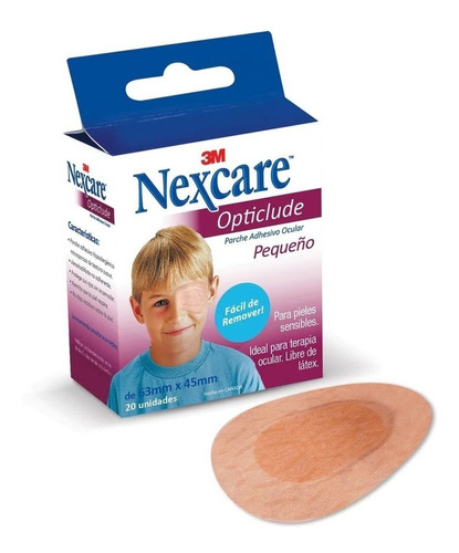 Nexcare Parche Oculares Opticlude Pediátrico X 5 Unidades