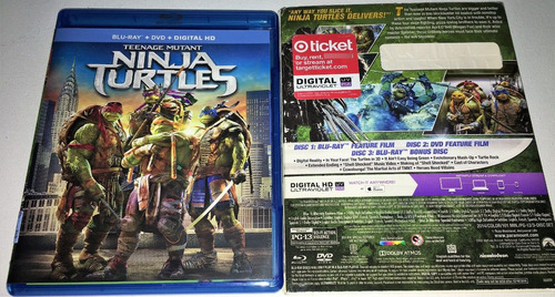 Blu-ray : Teenage Mutant Ninja Turtles (Usado)