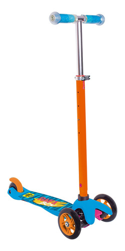 Imagem 1 de 5 de Patinete Scooter Guidão Regulável E C/ Freio - Azul - Samba