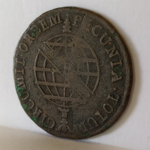 Moeda Xl Réis 1816 B Bahia Brasil Colônia D João Príncipe Bc (Usado)