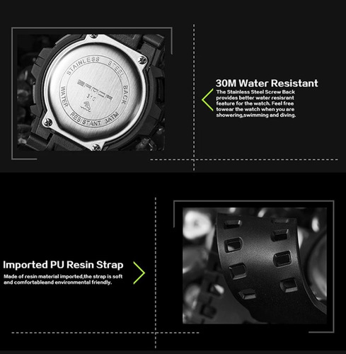 Relógio Masculino Digital Esportivo Militar C- Shock Sanda