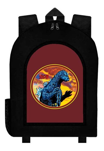 Mochila Negra Godzila A44